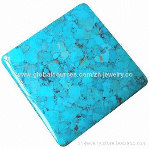 Compressed Turquoise Block Rough Jewelry